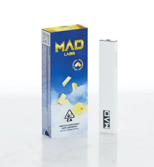 Buy Mad Labs 1G Gold Disposable Vape Cartridge