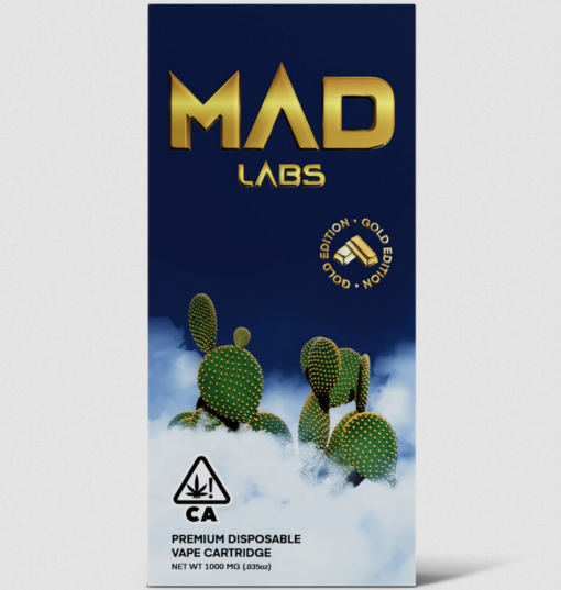 Buy Mad Labs 1G Gold Disposable Vape - CACTUS COOLER