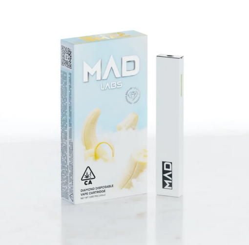 Buy Mad Labs 1G Diamond Disposable - BANANA MAC