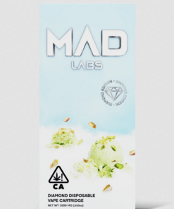 Buy Mad Labs Diamond Disposable Vape Cartridge 1g - Pistachio Ice Cream