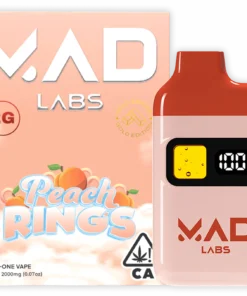 Mad Lab 2G Disposable Peach Rings, Mad Lab 2G Disposable, Mad Lab 2G, Mad Lab Disposable,