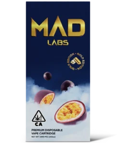 Mad Labs 1g Disposable Passion Fruit, Mad Labs 1g Disposable, Mad Labs 1g