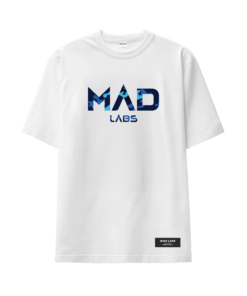 MAD LABS CAMO LOGO T-SHIRT - WHITE (LIMITED EDITION)