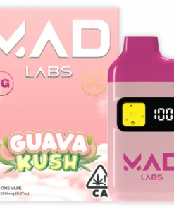 Mad Labs 2G Disposable Guava Kush,Mad Labs 2G Disposable, Mad Labs Disposable