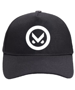 MAD FACE LOGO SNAPBACK HAT - BLACK