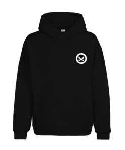 MAD FACE LOGO HOODIE - BLACK