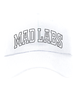MAD LABS EST 2019 MESH SNAPBACK HAT – WHITE